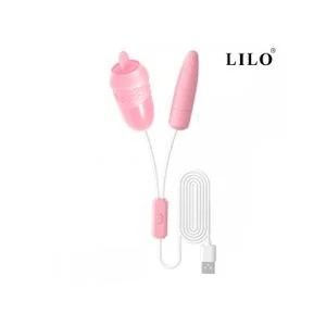 Vibrador duplo linguinha